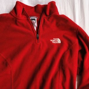 Red Women’s NorthFace Pullover